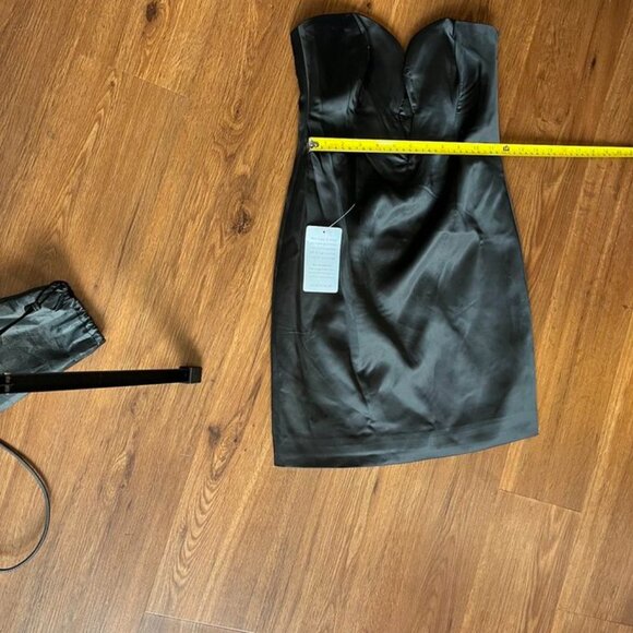 Bardot Black Mini Dress - Picture 3 of 11